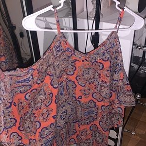 Open Shoulder Short Sleeve